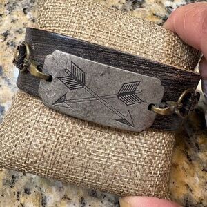 ▪️Leather Cuff Bracelet